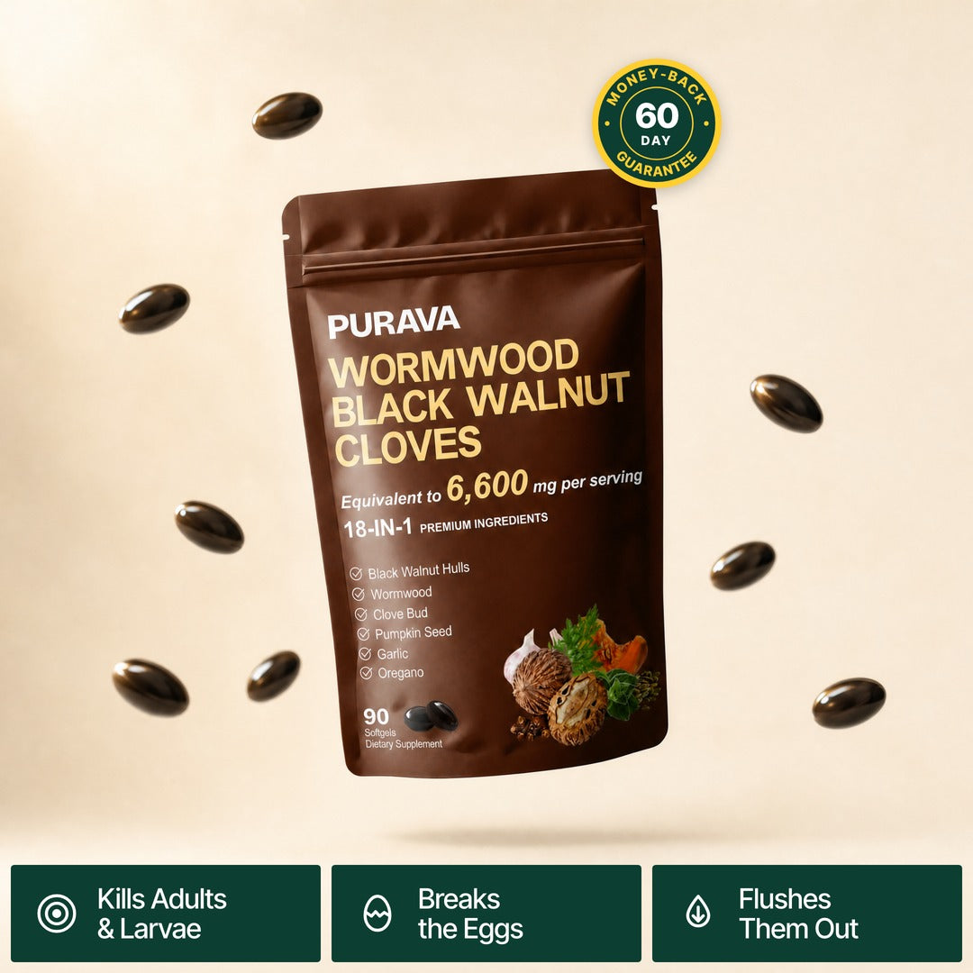 PURAVA pouch of 90 softgels
