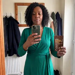 Bev S. with her PURAVA pouch